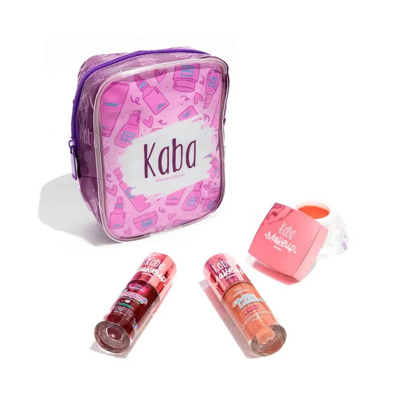 Lip Combo Brillo Labial Kaba Makeup (3 Productos)