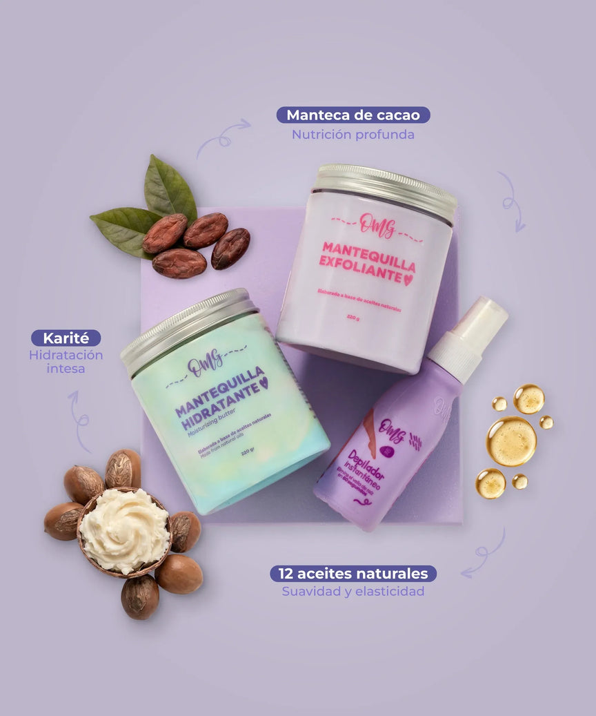 Kit Piernas Perfectas OMG: Depilación sin Irritación ni Cortadas