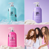 Kit 3 Pasos y Rizo Kaba Curl Therapy | Rutina Completa con Péptidos, Extracto de Chía y Lino