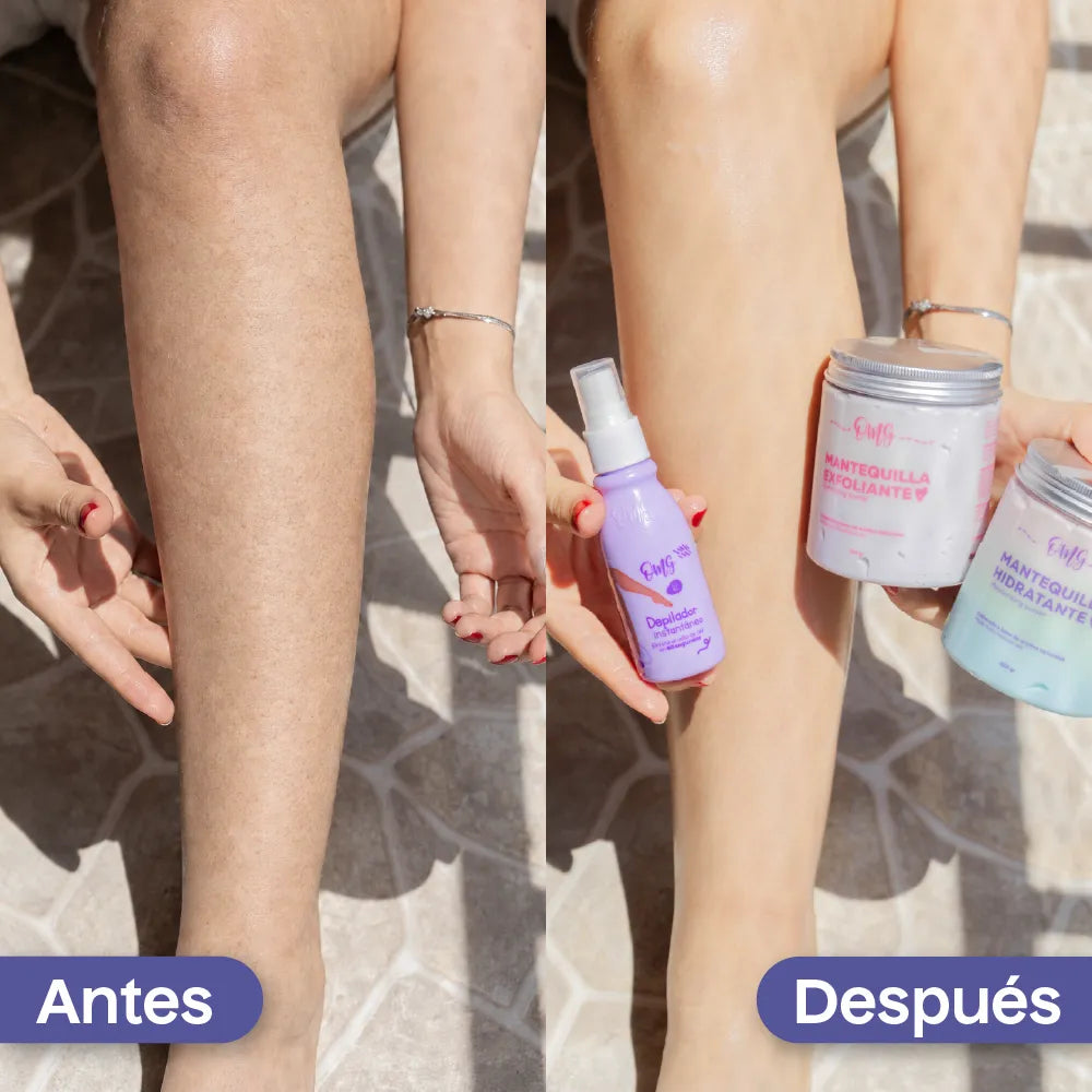 Kit Piernas Perfectas OMG: Depilación sin Irritación ni Cortadas