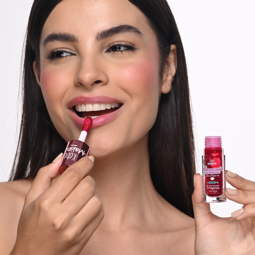 Tinta para Labios y Mejillas Strawberry Kaba Makeup 5 mL/0,17 Oz